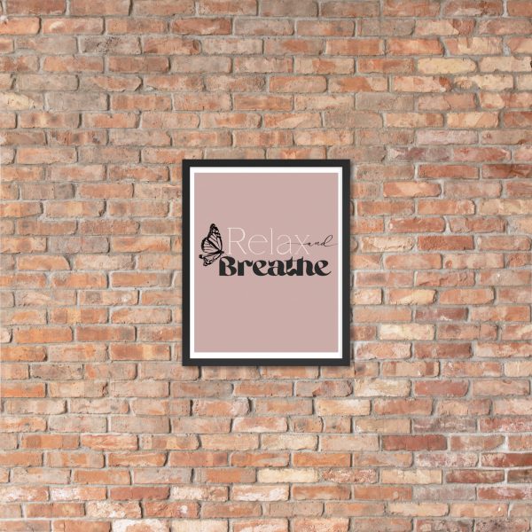 Relax & Breathe Framed poster - Image 4