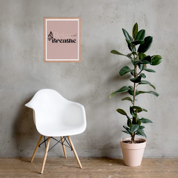 Relax & Breathe Framed poster - Image 5