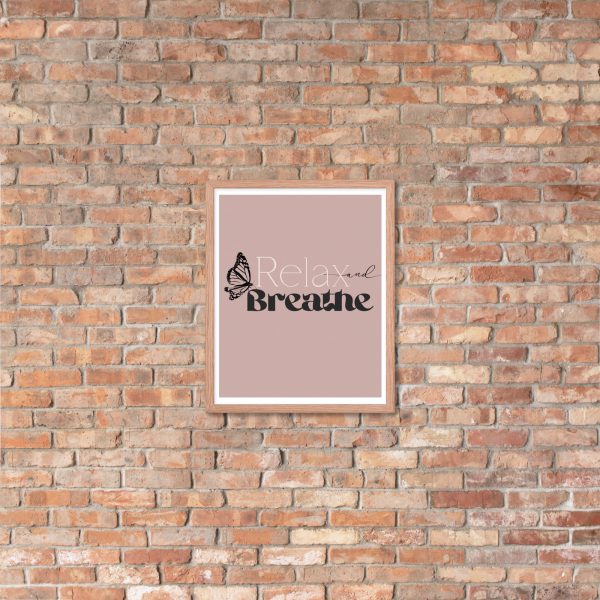 Relax & Breathe Framed poster - Image 8