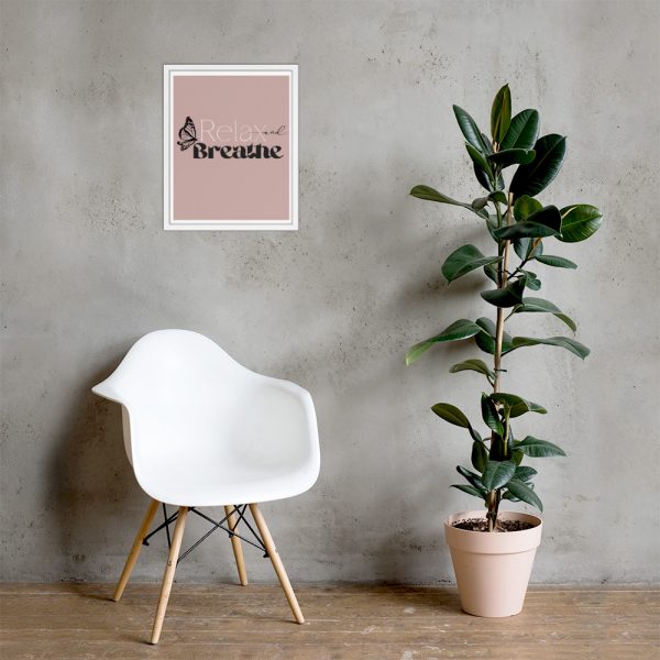 Relax & Breathe Framed poster - Image 9