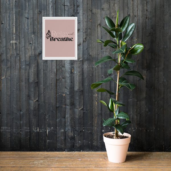 Relax & Breathe Framed poster - Image 11