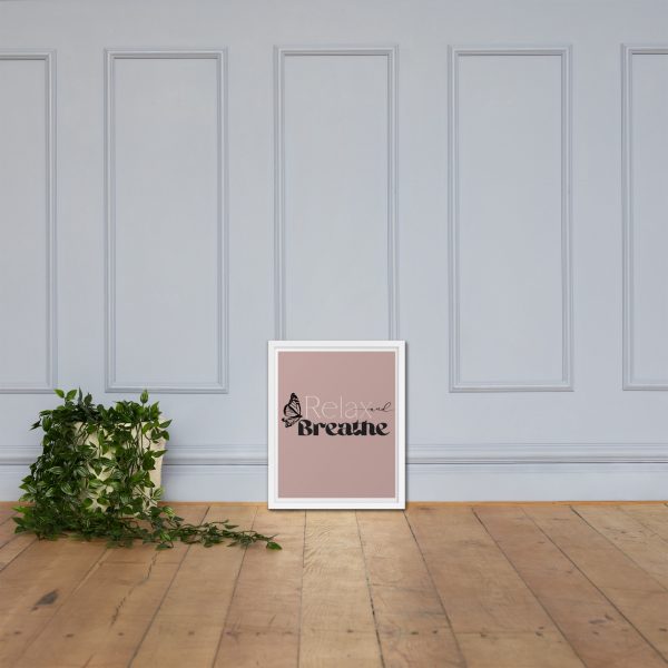 Relax & Breathe Framed poster - Image 10