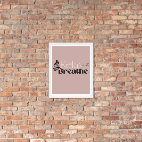 Relax & Breathe Framed poster - Image 12