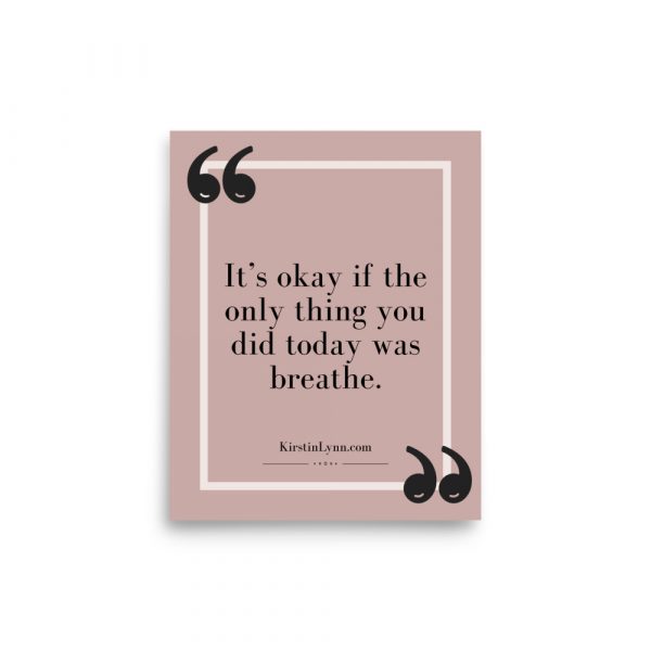 It’s Okay Poster