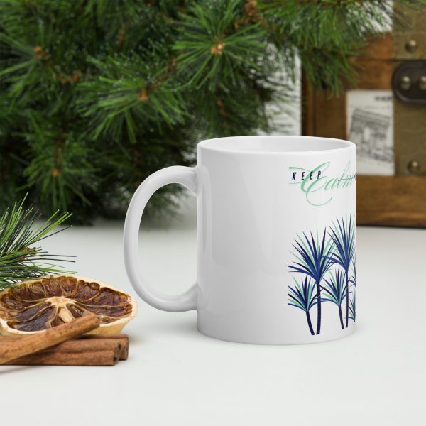 Keep Calm White glossy mug - Image 2