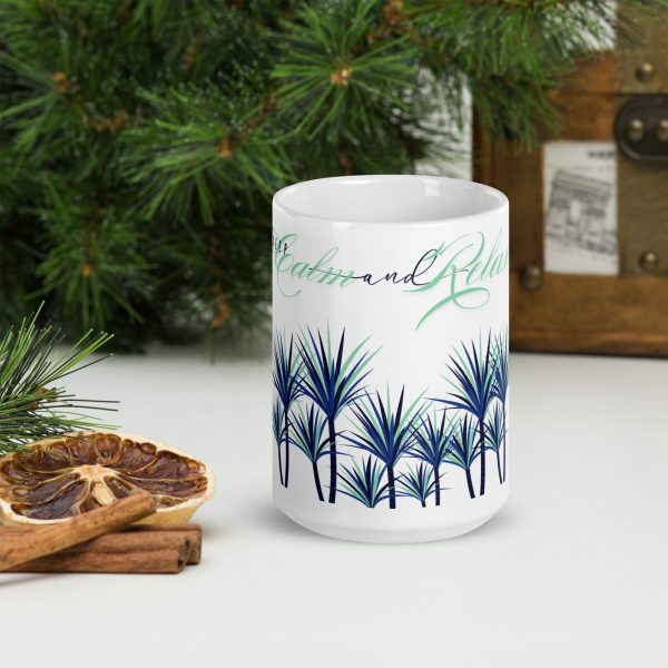Keep Calm White glossy mug - Image 6
