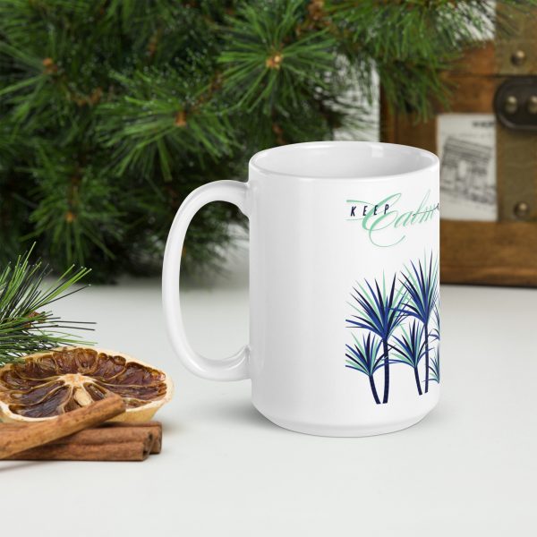 Keep Calm White glossy mug - Image 4