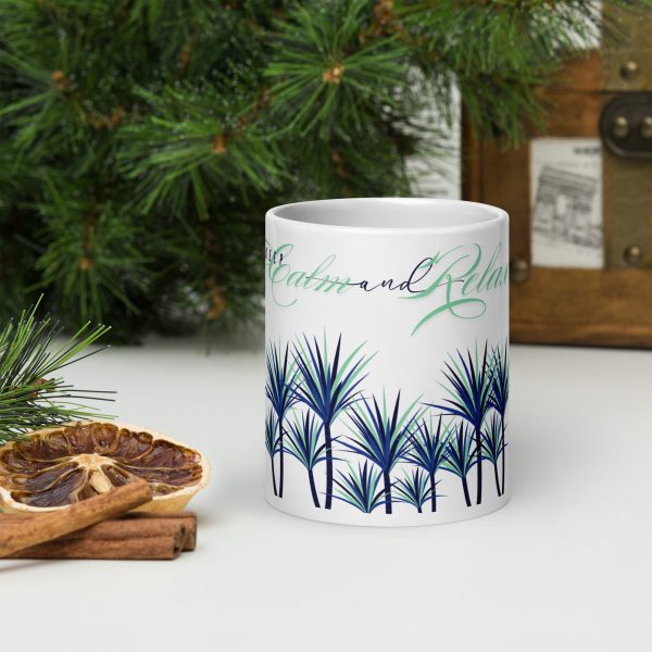 Keep Calm White glossy mug - Image 9