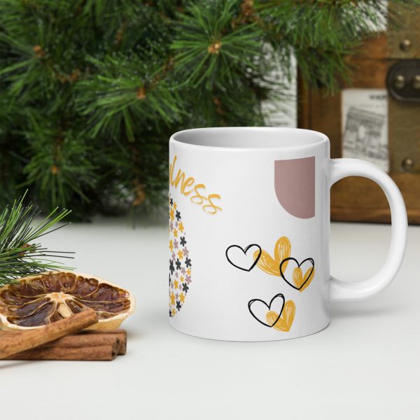 Mindfulness White glossy mug - Image 8